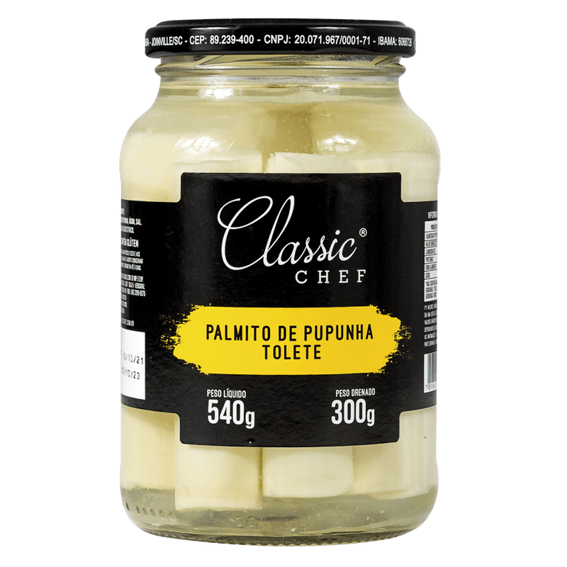 Palmito Inteiro Em Conserva